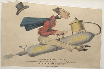 Illustration for article titled The Rocketeer Who Became a 19th Century Obsession